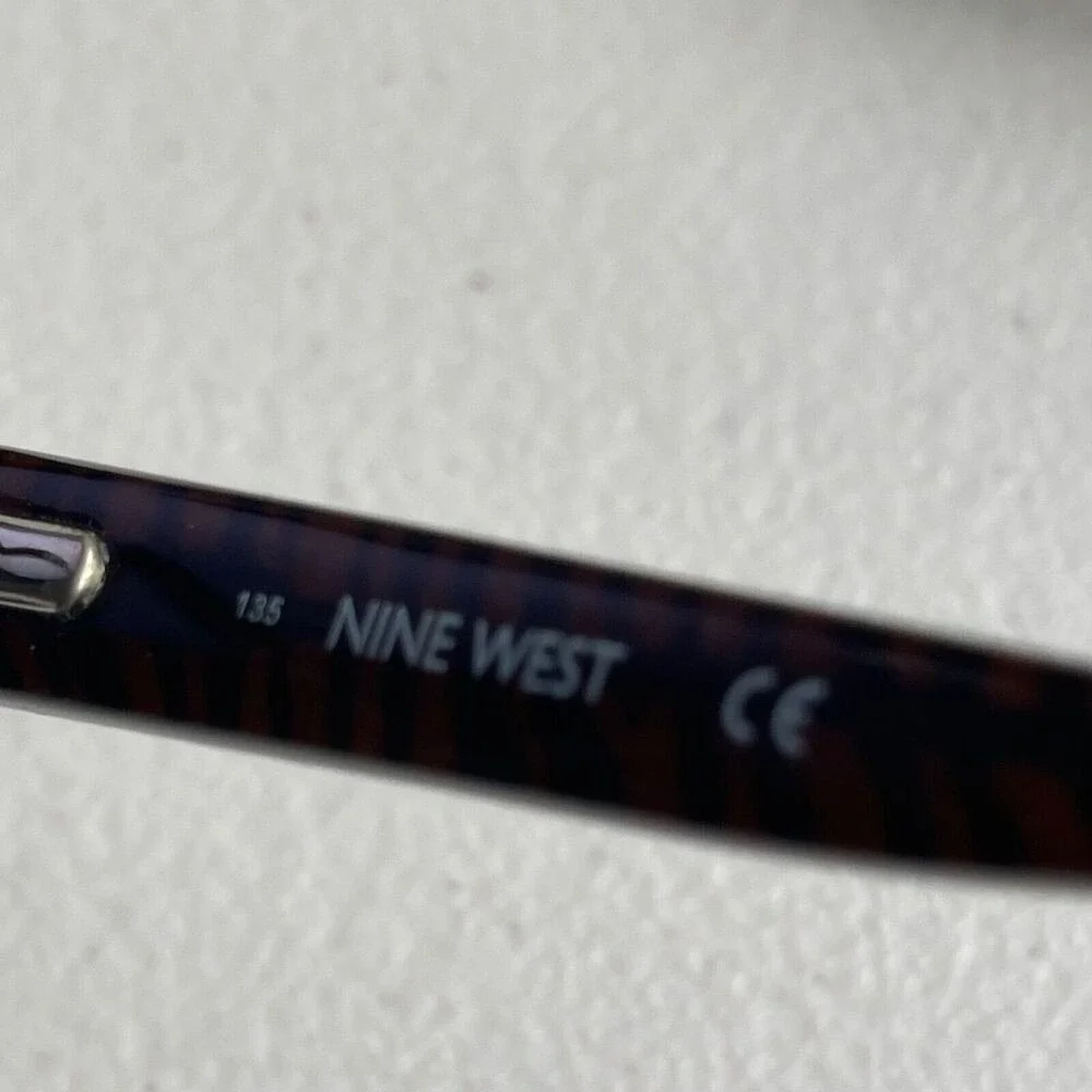 Nine West Eyeglass Frames Satin Brown with Case NW1067 210‎ 51-16-135